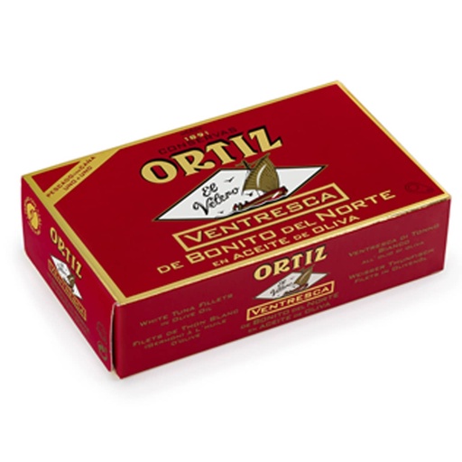 [2465] Ventresca Bonito del Norte en Aceite de Oliva - Conserva Ortiz